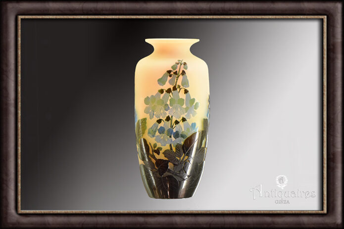 ガレ/ジキタリス花瓶